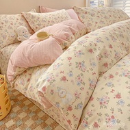 New Style Quilt Cover Cotton Bed Sheet Dormitory Quilt Cover Student Four-Piece Set 100% Three-Piece