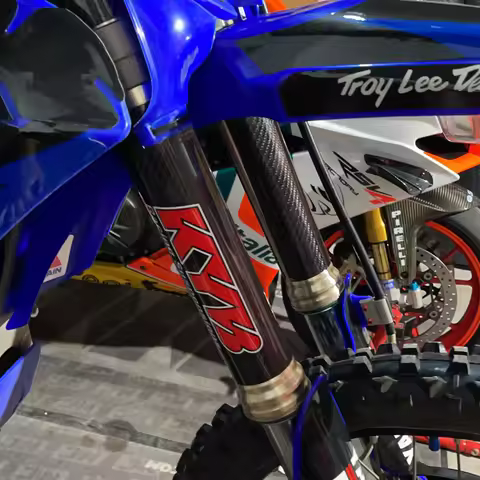 10PAIR Reflective Motocross Motorcycle Sticker Fork KYB Wp Showa Suspension Decals