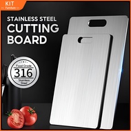 316 stainless steel double-sided cutting board antibacterial anti-mould Multifunctional Chopping Boa