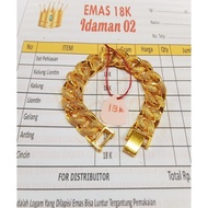 It CAN BE SOLD AGAIN, 18k genuine gold bracelet, free letter of purchase GET A LETTER