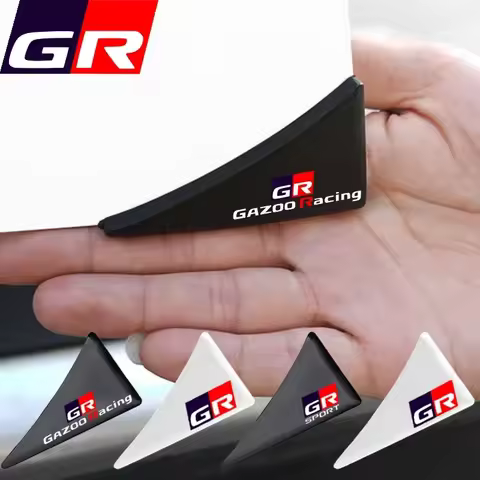 GR Gazoo Racing Car Door Edge Anti Scratch Collision Sticker Corner Protection Silicon Rubber Sticke