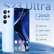 Cross Border Mobile Phone Inch Straight Board Large Battery 1TB Android 13 System European and Ameri