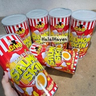 Cik B Salmon Skin Salted Egg Snack Crispy 260g