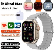 Original i9 Ultra Max S9 ultral 2  2.19 inci HD skrin kalis air siri 9 lelaki wanita kadar jantung k