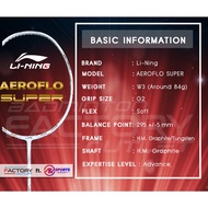 OLYMPIC COLLECTION LIMITED EDITION LI NING Flame AeroFlo Super G2 Badminton Racket with Free String and Grip