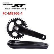 Shimano DEORE XT M8100 Crankset FC-M8100-1 HOLLOWTECH II Chainwheel With Chainring 170mm/175mm 30T/3