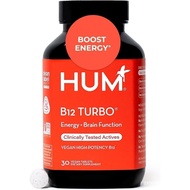 HUM B12 Turbo, Vitamin B12 Supplement, Daily Energy Support, Calcium for Bone Health, B-12 Vitamin E