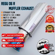 5'' REGU 06 R Muffler ExhaustStraight Flow | Prang Sound
