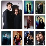 Classic Suspense TV Series, X-Files Mulder and Scully Poster, Canvas Painting and Print Wall Art Pic