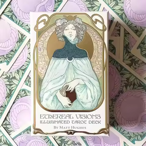Classic Ethereal Visions Illuminated Tarot The Rider Tarot Deck Cards for Beginners Divination Editi