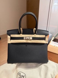 Hermes Birkin 30 ck89 黑色磨砂銀 Togo K
