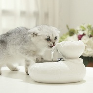 authentic New Cat Water Fountain Cat Ceramic Water Fountain Pet Drinking Fountain Electric Water Dis