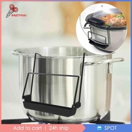 [Prettyia1] Stainless Steel Slow Cooker Lid Holder, Kitchen Storage Rack Easy to Clean Kitchen Space Saving Pot Lid Stand for Counter Countertop