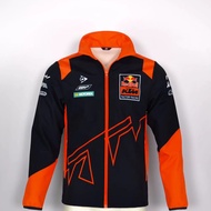 2023 เสื้อฮู้ดทีม KTM Dakar Rally เสื้อแจ็คเก็ตสำหรับแข่งขันมอเตอร์ไซค์ เสื้อฮู้ดสำหรับขี่มอเตอร์ไซค