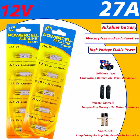 10-30PCS 12V A27 Alkaline Battery Compatible with G27A MN27 27A L828 VR27 for Doorbells Remote Contr