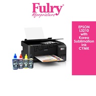 Epson L3210 Printer with Sublimation Ink CMYK