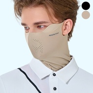 applerind Face Fit UV Protection Cold-Sensitive Sports Mask Golf Mask UV Face Sun Cover