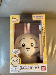 Chiikawa日本正版現貨BANDAI 烏薩奇Usagi 發聲公仔/ 發聲兔哥 互動/ 60多種聲音 /生日禮物