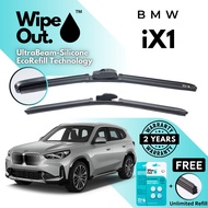 [PREMIER] WipeOut UltraBeam Silicone EcoRefill-Technology Wiper BMW iX1 (Front Set)