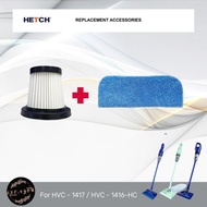 Accessories Hepa Filter + Mop Pad - HETCH H3/V3 Pro Handheld Vacuum Cleaner & Mop (HVC-1417-HC-02 & 
