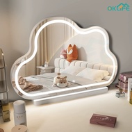 [OKLIFE. SG]Smart Mirror Beauty Mirror Irregular Shape Mirror HD Mirror Dresser Mirror Desktop Mirro