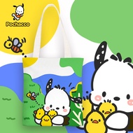 Pochaco Patterned Canvas Bag - Capacity to Hold Many Personal Items - Canvas Bag with Many Pictures