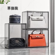 ONE - 透視收納系列 鞋櫃架 模型展示架 手袋櫃 玩具櫃 (透明灰 大號)