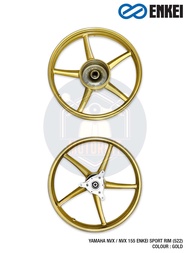YAMAHA NVX NVX155 AEROX155 AEROX 155 ENKEI SPORT RIM SP522 5LEG SPORTRIM 5 KAKI GOLD 160 x 160 x 17