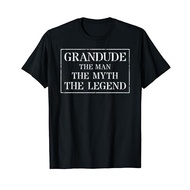 Men's cotton T-shirt Mens Grandude T Shirt For Gift: The Man Myth Legend T-Shirt Fast Shipping 4XL ,