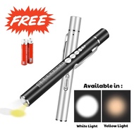 Medical Pen Torch / Pen Torch / Pen Light / Portable Mini Handy Medical Penlight / Dual Light Color 