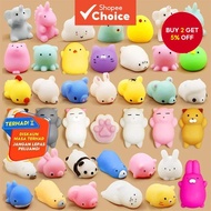 100Pcs Mini Stress Relief Animal Pinch Music Toys, Simulation Relaxing Squeeze Toy for Birthday Gift