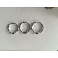 NS110 stainless steel cross rosary ring - Catholic and birthday gift