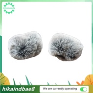 [hIkAi] Microphone Cover for ZOOM H1 Essential Essential Recorder 2Pcs Mic Wind Cover Fur Cover