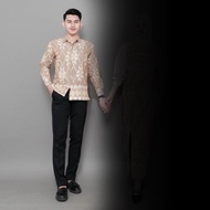 ZUDEVA - Megumi Vest Tenun - Vest Outer Batik Tenun Atasan Batik Modern