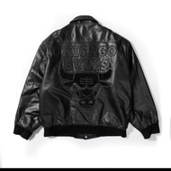 jaket pria Vintage Chicago Bulls Back On Black By Jeff Hamilton