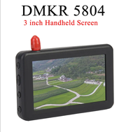 จอแสดงผล FPV 3 นิ้ว DMKR 5804 RC จอแสดงผลมือถือขนาดเล็ก 1.2W 480 * 320 หน้าจอ IPS แบตเตอรี่ในตัวพร้อ