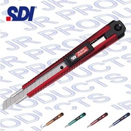 SDI - 0416A│透明小美工刀 (紅色) 鎅刀