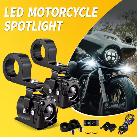 1Set Front Fog Lights For Honda Rebel 1100 REBEL CMX250 CMX500 CMX300 Grom 125 MSX125 GROM MSX 125 L
