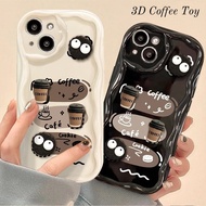 3D Coffee Toy Phone Case For OPPO Reno 14F 14 Pro 13F 12F  13 12 10 11 Pro 11F Reno 8Z 7Z 6 7 5 8 Pr