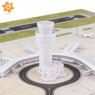 [utruiut0k] 1:400 Unpainted Airport Control Model,Diorama Accessories,Collectible 1 400