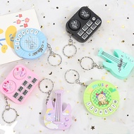 Creative Musical Instrument Keychain For Kids Adults DJ Simulation Toy New Creative Music Disc Game 