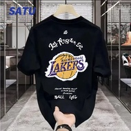 Four Seasons Fesyen Uniseks Baharu Kemeja-T Lengan Pendek Kasual Longgar Atasan Hip-Hop Semua Padana