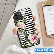 Softcase Glass Kaca SAMSUNG A03 - Casing hp SAMSUNG A03 [ S28 ].