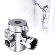 Multifunction 3 Way Shower Head Diverter Valve G1/2 Three Function Switch Adapter Connector T-adapte