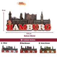 Hamburg fridge magnet souvenirs from Germany