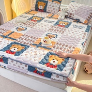 Meiji | ผ้าคลุมเตียงฝ้ายหนา พร้อมกำมะหยี่นมและกำมะหยี่ซีกอัล