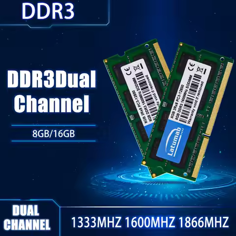 2PCS DDR3 DDR3L RAM 4GB 8GB 1866 1600 1333MHz Laptop Memory PC3-12800 PC3L-14900 10600 204Pin 1.5V 1