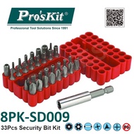 Pro'sKit 8PK-SD009 33PCS Security Bit Kit - Taiwan