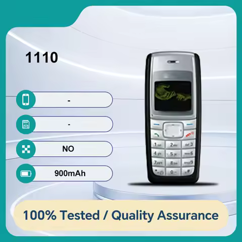 Original Unlocked 1110 Practical 900mAh Mobile Phone in Good Condition Reliable for Daily Use