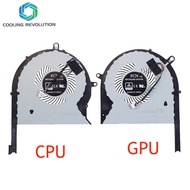 CPU แล็ปท็อปพัดลมระบายความร้อน GPU DFS593512MN0T DC12V 1A 4Pin สำหรับ ASUS ร็อคสตริกซ์ GL503GE GL703GE